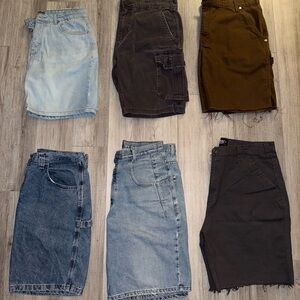 Thrifted jorts n Cargos